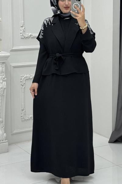 Alara Elbise Siyah Siyah