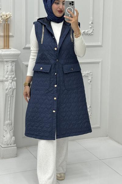 İdil Şişme Yelek Lacivert Lacivert