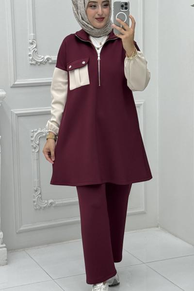 Serra Takım Bordo Bordo