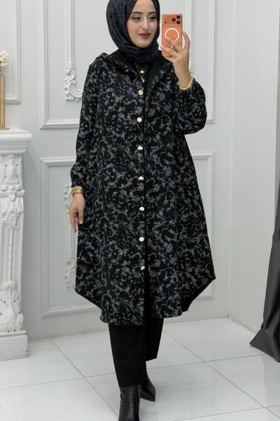 Yaren Kaşe Kap Antrasit Antrasit