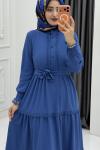 Nefes Elbise İndigo indigo mavi