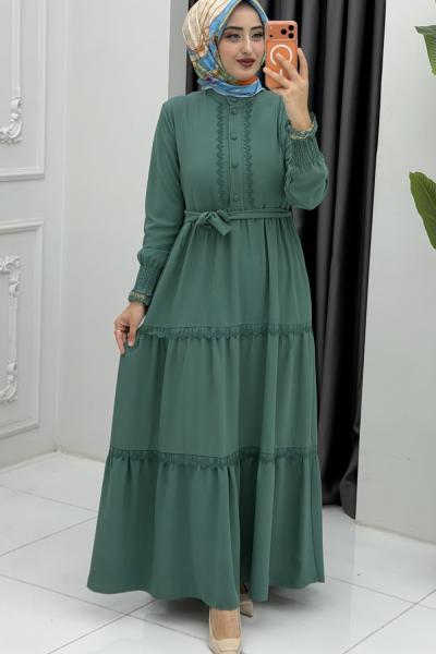 Nefes Elbise Mint Yeşili Mint Yeşili