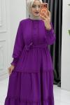 Nefes Elbise Mor Mor