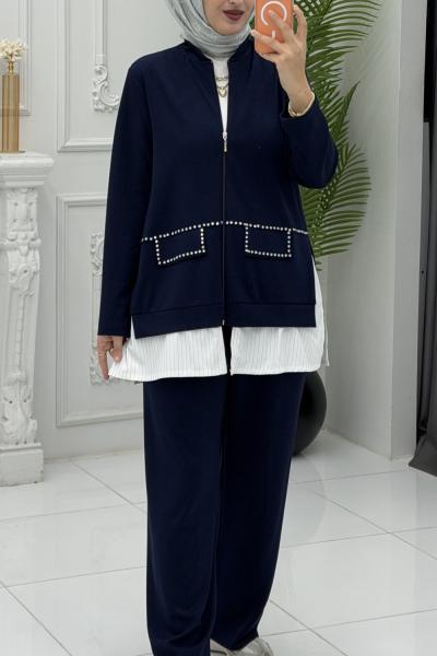 Aylin Takım Lacivert Lacivert