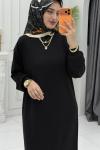 İrem Elbise Siyah Siyah