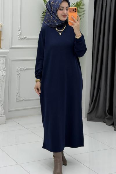 İrem Elbise Lacivert Lacivert
