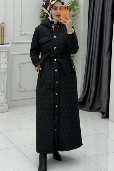 Gamze Mont Siyah Siyah