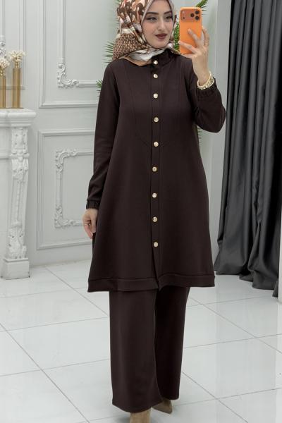 Beyza Takım Kahverengi Kahverengi