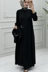 Mihri Namaz Elbise Siyah Siyah