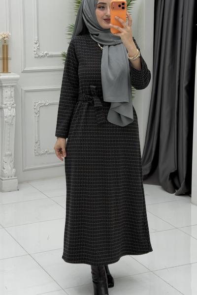 Neşe Elbise Siyah Siyah