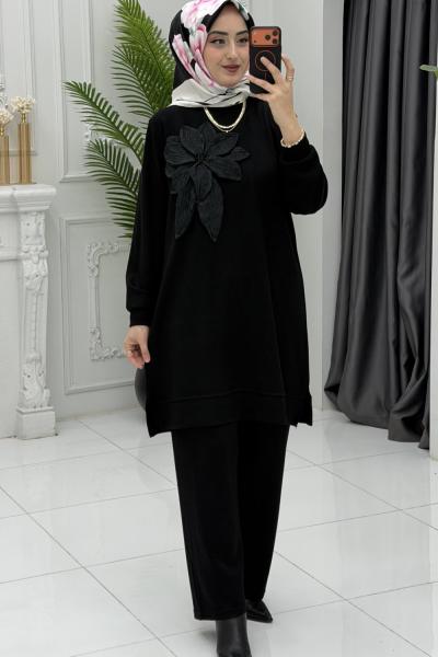 İlknur Takım Siyah Siyah