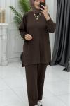 Seray Takım Kahverengi Kahverengi
