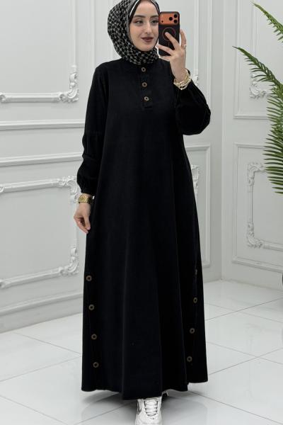 Naz Elbise Kot Siyah  Siyah