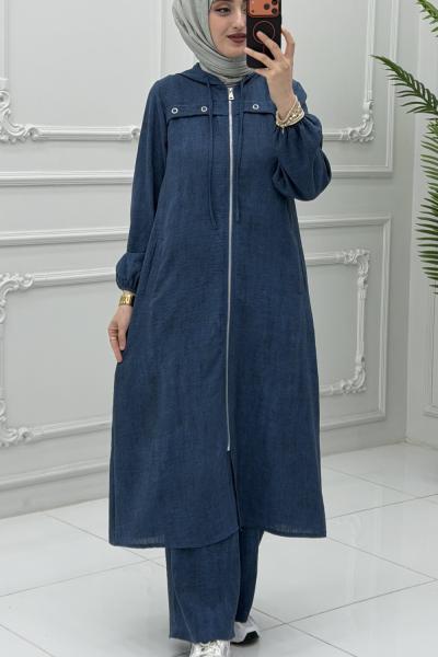 İclal Takım İndigo indigo mavi