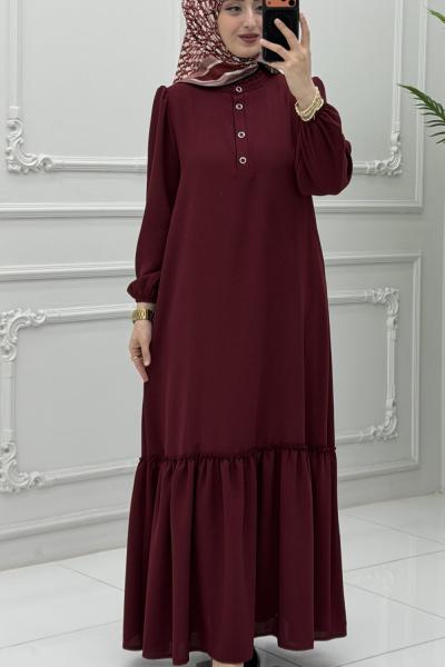 Hilal Elbise Bordo Bordo