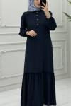 Hilal Elbise Lacivert Lacivert