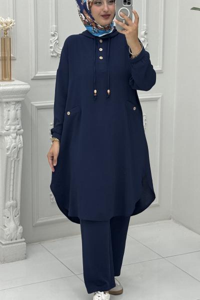 İdil Takım Lacivert