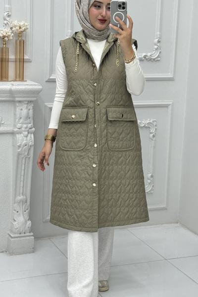 İdil Şişme Yelek Haki Haki