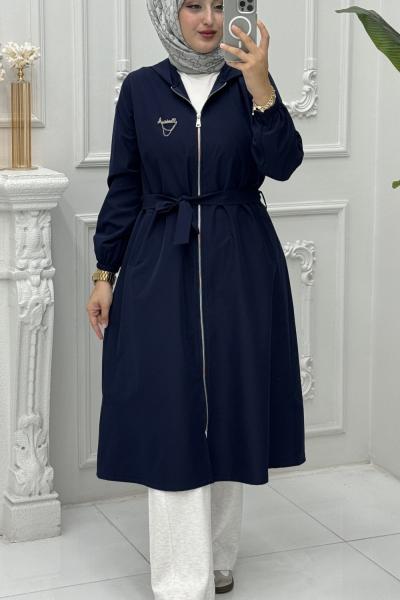 Ela Kap Trenç Lacivert Lacivert