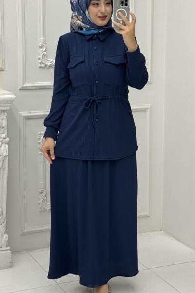 Selmira Etek Takım Lacivert Lacivert