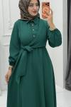 Damla Elbise Zümrüt Zümrüt