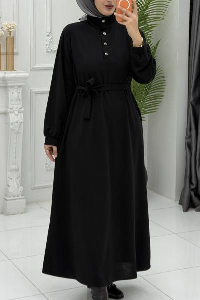 Feyza Elbise Siyah Siyah