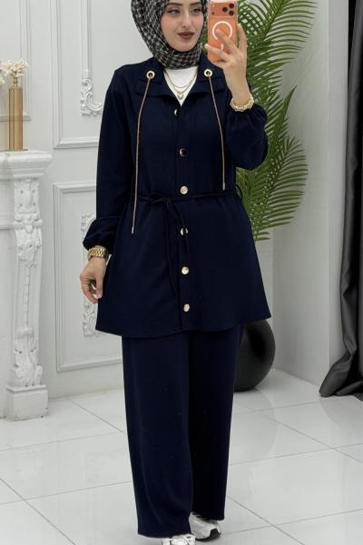 Zelal Takım Lacivert Lacivert