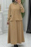 Dila Etek Takım Camel  Camel
