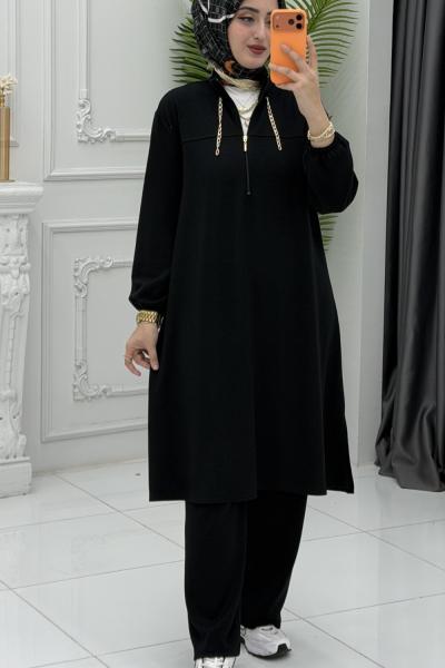 Lara Takım Siyah Siyah