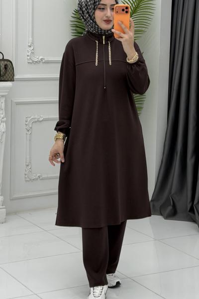 Lara Takım Kahverengi Kahverengi