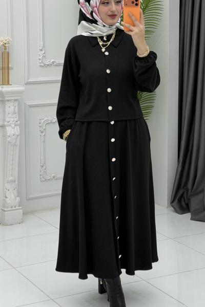 Neval Etek Takım Siyah Siyah