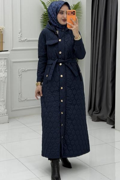 Gamze Mont Lacivert Lacivert