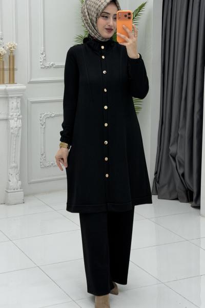 Beyza Takım Siyah Siyah