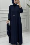 Mihri Namaz Elbise Lacivert Lacivert