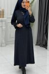 Neşe Elbise Lacivert Lacivert
