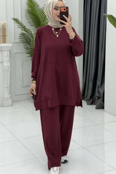 Seray Takım Bordo Bordo