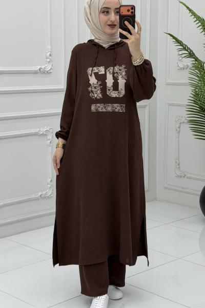 Nisa Takım Kahverengi Kahverengi