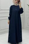 Naz Elbise Kot Lacivert Lacivert