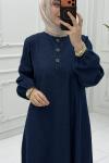 Naz Elbise Kot Lacivert Lacivert