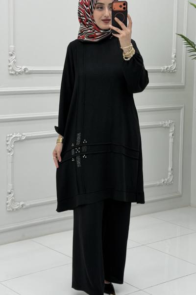 Tuğba Takım Siyah Siyah