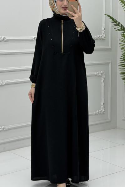 Öykü Elbise Siyah Siyah