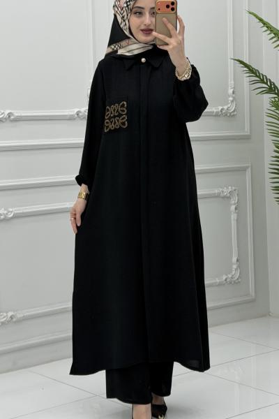 Gonca Takım Siyah Siyah