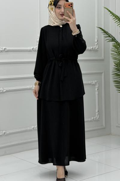 Lisa Etek Takım Siyah Siyah