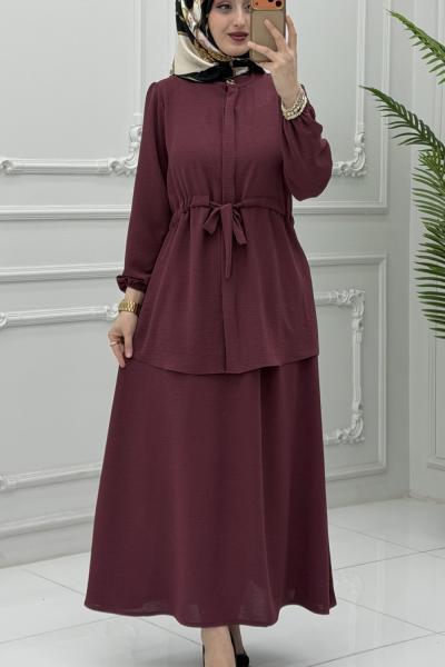 Lisa Etek Takım Mürdüm Mürdüm