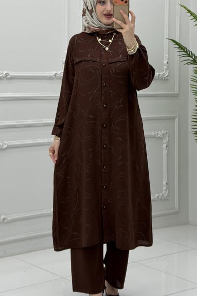 Aliye Takım Kahverengi Kahverengi