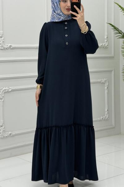 Hilal Elbise Lacivert Lacivert
