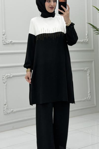 Seyran Takım Siyah Siyah