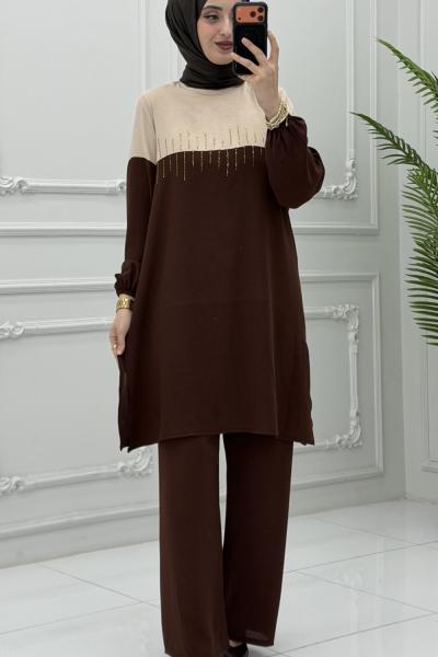 Seyran Takım Kahverengi Kahverengi