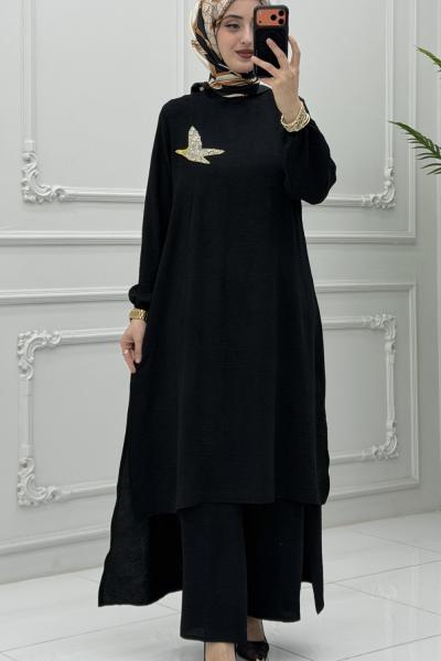 Melina Takım Siyah Siyah