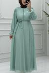 Hazan Elbise Mint Yeşili